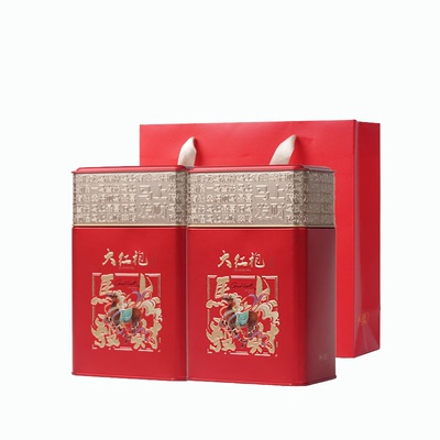 郑莲英茶叶武夷山岩茶大红袍官方旗舰店正品铁罐装茶叶礼盒装250g