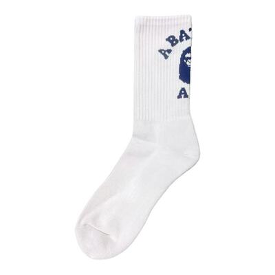 BAPE猿人头100%棉中筒袜四季
