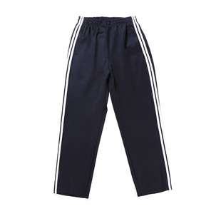 包邮秋款运动裤三条杠针织纯棉运动休闲长裤透气校服裤子加绒冬款