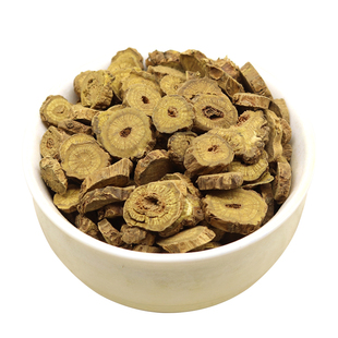 野生无硫中药材黄芩 黄芩片黄苓条芩黄芩茶土金茶根500克包邮