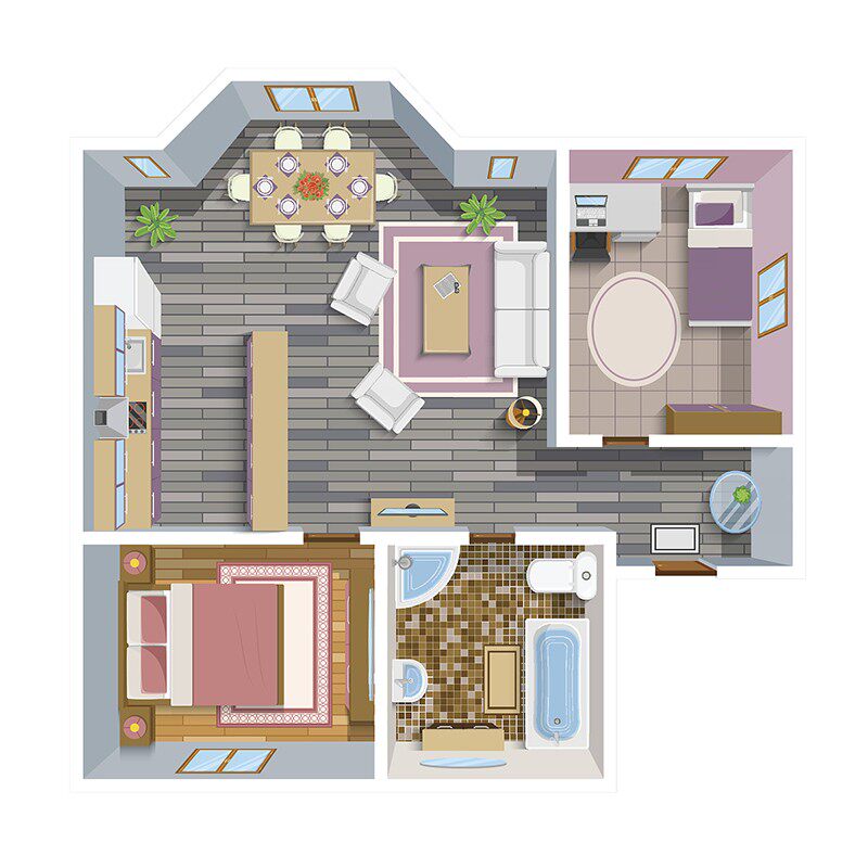 房屋室内装修纯设计公司全屋户型全案设计