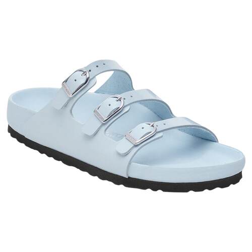 BIRKENSTOCK勃肯德国进口新品女款牛皮革漆皮舒适Florida多带拖鞋
