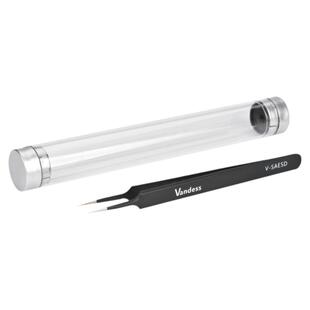 防静电镊子高精密不锈钢镊子加厚加硬手机线路板维修尖头弯头夹子