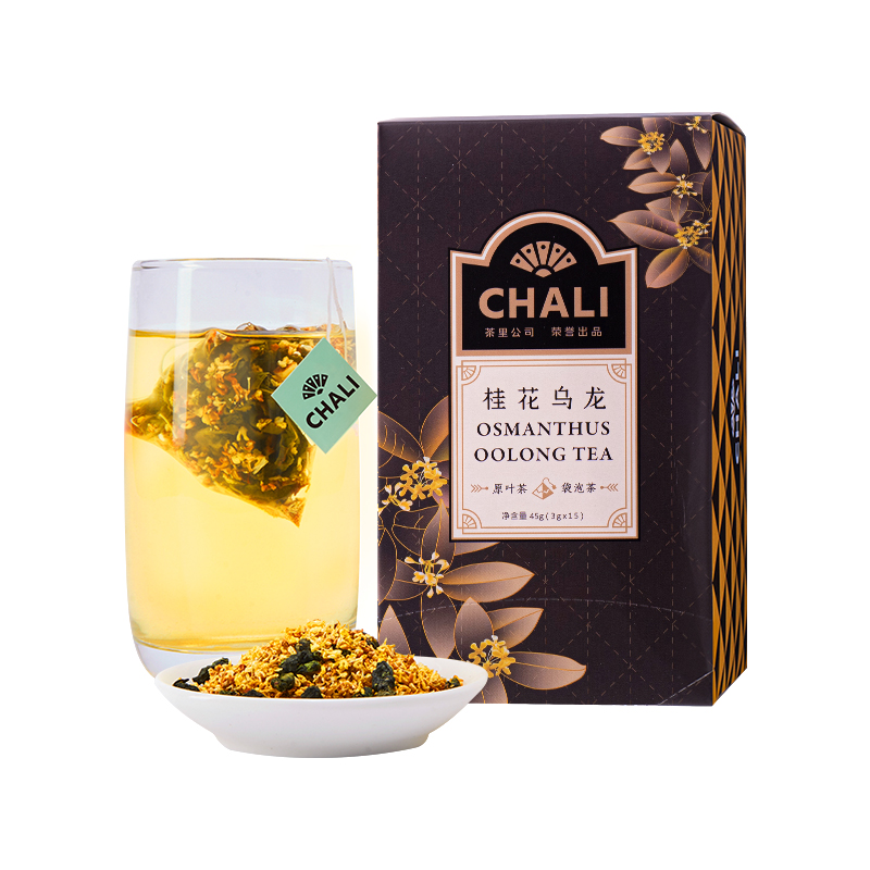 【25.10月到期】CHALI茶里桂花烏龍茶鐵觀音花草茶茶葉茶包*15包