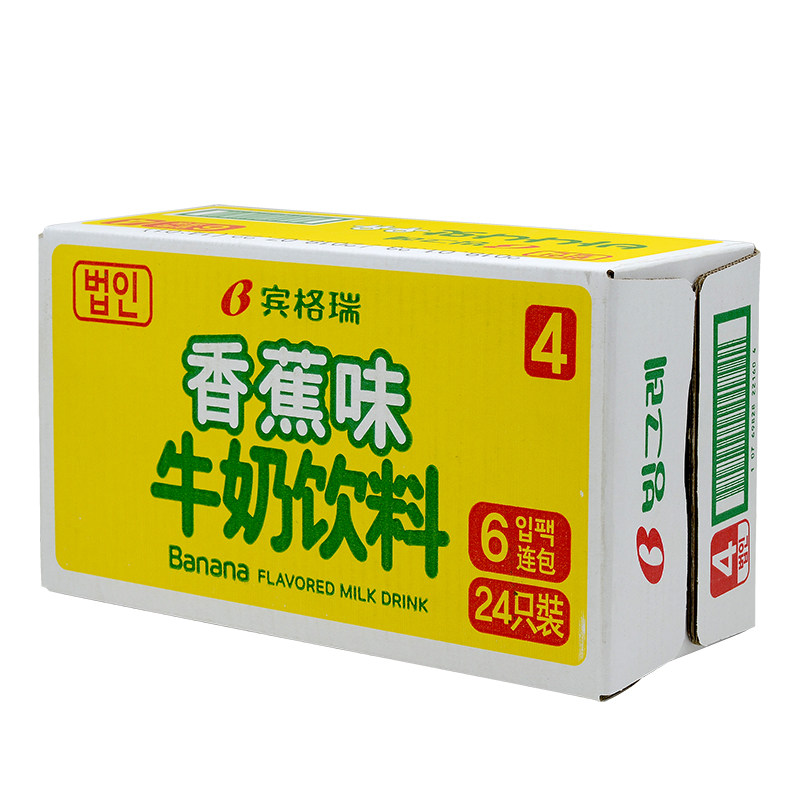韩国香蕉牛奶整箱草莓哈密瓜饮品