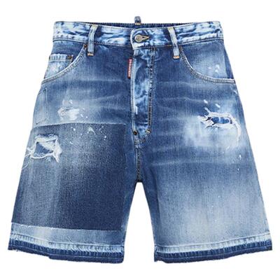 【6折】DSQUARED2/D2次方 男士个性创意牛仔短裤