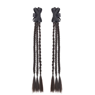 假发辫子女蝴蝶抓夹高马尾ins风麻花长辫发饰古风新中式马尾假发