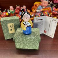 【 Chang 'an Lychee Theme Series 】 Tianjin Clay Figurines Zhang Handmade Yellow Clay Figurines as Souvenirs thumbnail 7