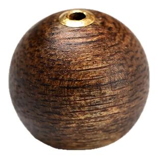 18K金镶嵌高结油海南沉香绿奇楠吊坠路路通单颗配珠E300（商城）