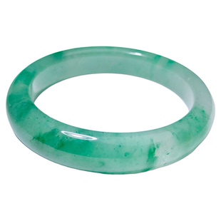 AA0807 天然独龙玉手镯冰飘花非洲翡翠平替玉镯正圈手镯高货收藏