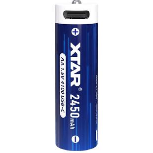 XTAR爱克斯达5号大容量充电电池USB转Type-C快充锂电池持久续航