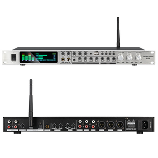 GLSD格伦士顿专业数字前级效果器话筒混响防啸叫家庭卡拉OK设备
