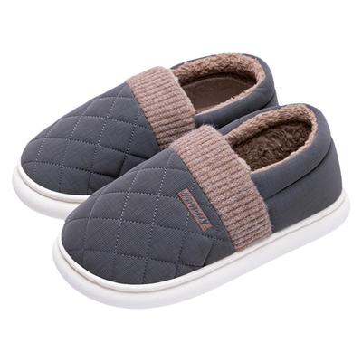 男士棉拖鞋包跟保暖冬季2024新款