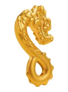 古法金勾龙万能扣头串珠生肖龙新款本命年年编绳手链手串好运配饰