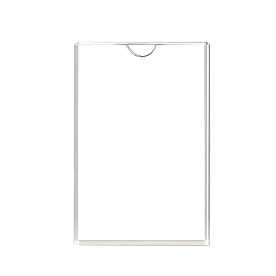 双层亚克力A4插槽职务卡透明