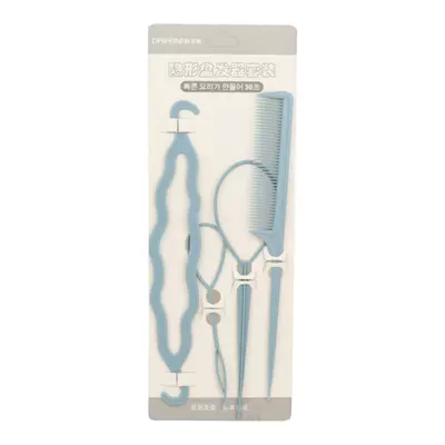 儿童盘发器扎头发穿发器掏套绑梳