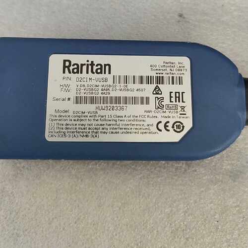 {议价}原装力登Raritan D2CIM-VUS KX II U