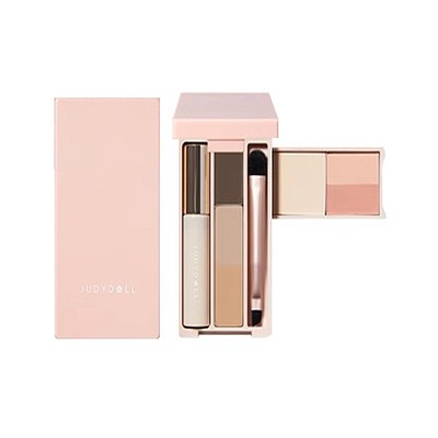一盘画全妆！Judydoll橘朵迷你一体彩妆综合盘修容掌心盘眼影旅行
