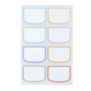 欧力益姓名贴儿童自粘贴纸索引标签贴科目录分类幼儿园宝宝班级姓名贴书本文件备注标记贴可撕不粘胶名字贴