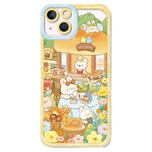 三川志适用于iPhone17苹果16手机壳15promax原创兔子14plu卡通面包屋华为p60小米12闺蜜款mate70透明ins风scz
