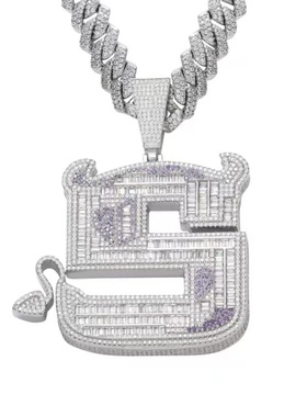 Mr.Bling满钻混镶款恶魔吊坠