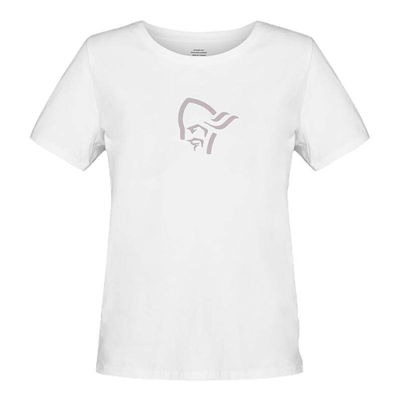 NORRONA老人头女/29 cotton viking户外休闲LOGO短袖T恤