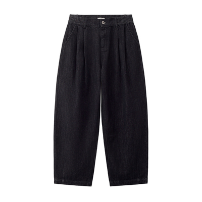 Giordano/佐丹奴长裤压褶牛仔裤