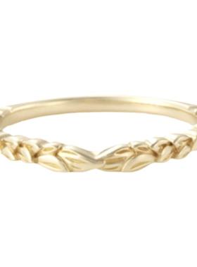 agete羽翼拥抱希望羽毛银尾戒指