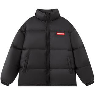 SprayGround25冬季鲨鱼嘴白鸭绒羽绒服男女美式立领加厚情侣外套