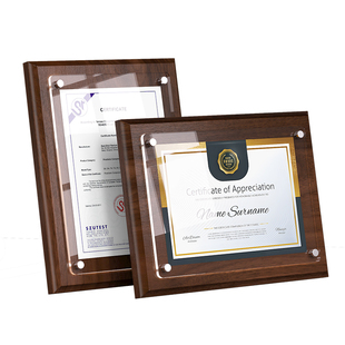 荣誉证件书a4展示框奖状定制木质框班委聘任书结业授权书框架外壳内芯纸打印制作获奖志愿者收藏捐赠证书挂墙