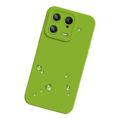 适用小米15手机壳新款小米14Pro天使眼直边xiaomi13ultra液态硅胶保护套小米12全包纯色软壳简约情侣超薄高级