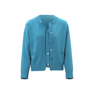 【真两件】迪图2025秋冬新款毛衣可外穿内搭绵羊毛针织羊毛衫套装