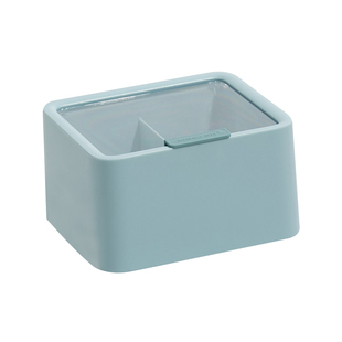 化妆棉收纳盒便携创意棉签盒带盖防尘宿舍桌面小盒子卸妆棉储物盒