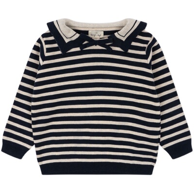 konges女童毛衣针织开衫帽子