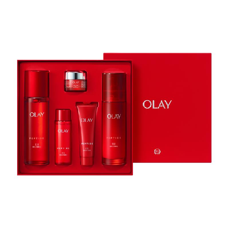 【礼物】OLAY/玉兰油第二代大红瓶水乳护肤套装抗老化妆品