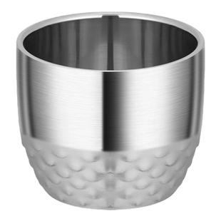 304不锈钢食品级正品二两白酒杯家用泡茶咖啡酒具双层防摔分酒器