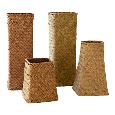 天然竹编天然海草田园装饰室内