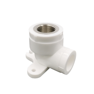 ppr弯头热熔带底座内丝弯头20 25明装固定水暖管件接头水管配件