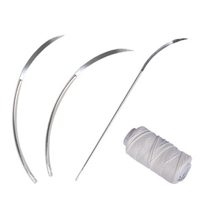 兽用缝合针线手术缝线三棱针医用缝合针线猪牛羊用缝合线兽医器械