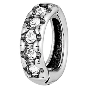 KREAM 无耳洞钛钢锆石耳夹男嘻哈女同款耳圈 earring 耳环