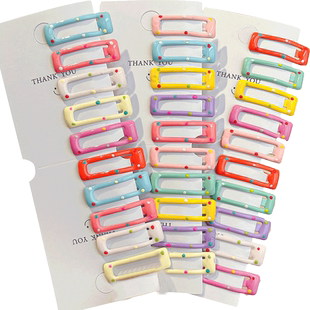 儿童糖果色发夹bb夹碎发宝宝公主发饰夹子小女孩发卡女童碎发夹卡