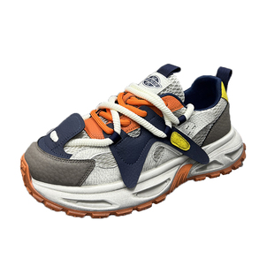 大码男鞋45夏天新款男士休闲鞋46复古老爹鞋47百搭网面透气网鞋48