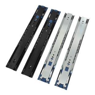日本LAMP蓝普抽屉三节轨阻尼缓冲轨道滑道滑轨侧装导轨静音4670