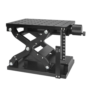 高精度升降平台精密型位移升降台手动Z轴升降台光学实验升降平台