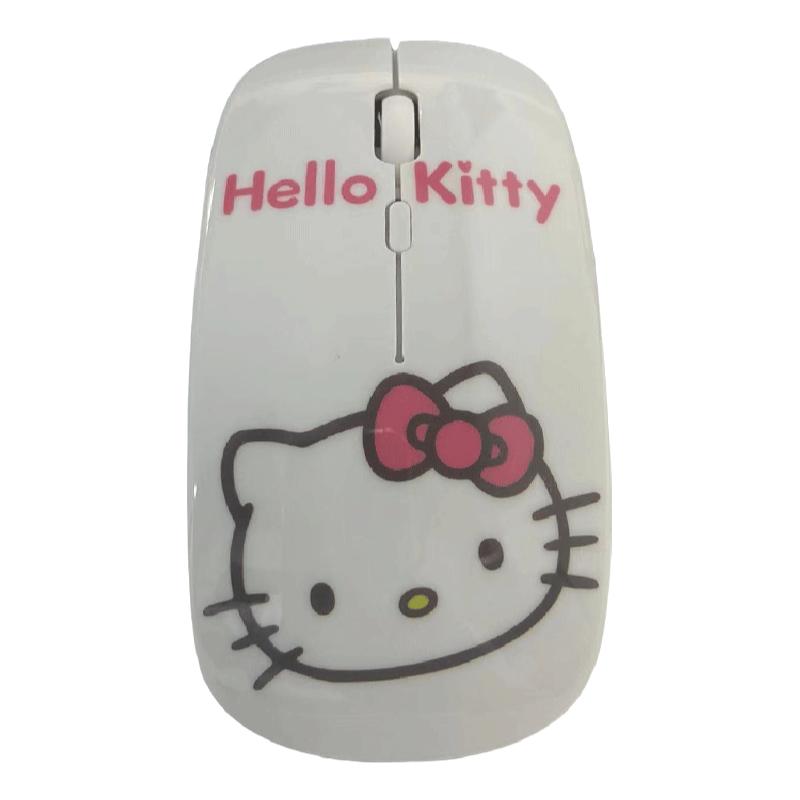 特价充电hello kitty无线鼠标静音光电KT猫可爱卡通办公超萌鼠标