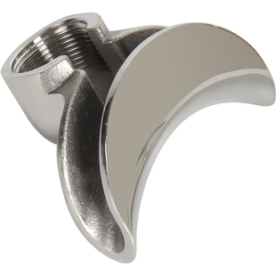 半自动咖啡机手柄分流嘴不锈钢漏嘴导流嘴单份双份58mm配件爱宝