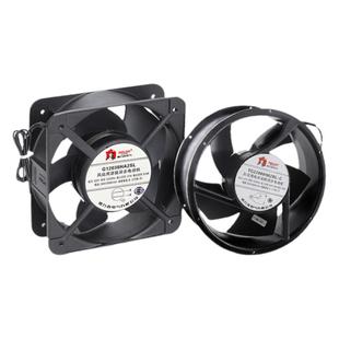 DELIXI德力西120*120*38散热风扇 12cm轴流风机 220v机柜交流风扇