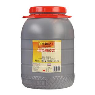 李锦记锦珍磨豉酱7kg大桶装 商用烧鸭鹅杂酱面炸酱面豆豉牛杂酱料