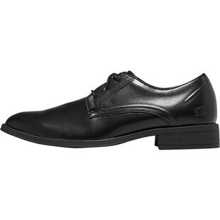 Skechers/斯凯奇新款时尚男子商务正装耐磨休闲运动皮鞋