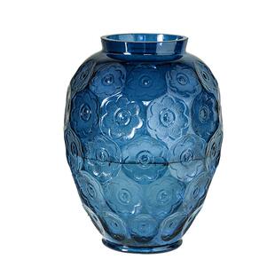 高级特大号欧式轻奢复古浮雕玻璃花瓶摆件客厅插花水培鲜花干花